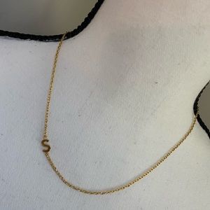 Initial (S) Necklace from J Crew